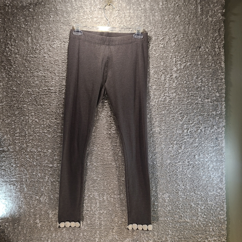 Farmhouse Frocks Women Gray Casual Pants Small 26 Inseam